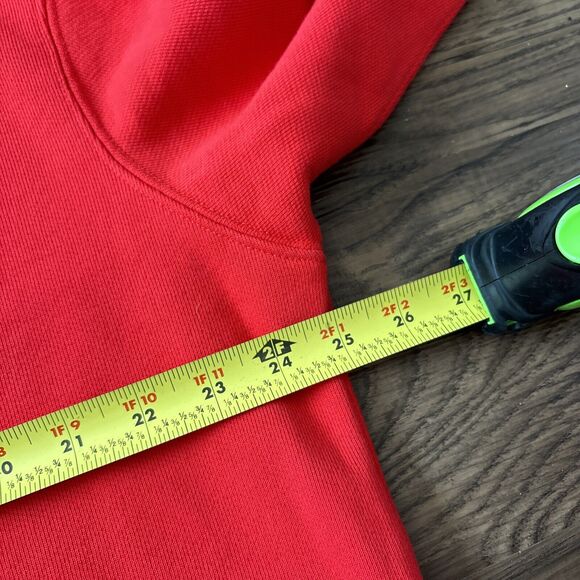 Lego x Levis Sweatshirt Men’s Sz Large Red Long Sleeve Pullover Brick Patch - Picture 5 of 9